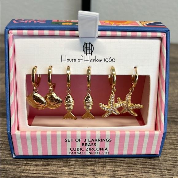 House of Harlow 1960 | Ocean Motif 
 Trio Set - Picture 3 of 4